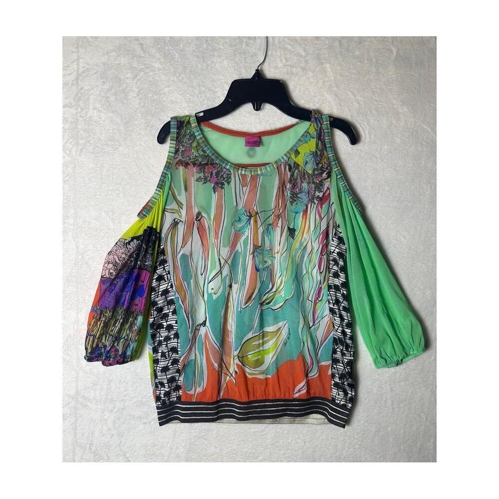 Save The Queen Multicolor Pattern Long Sleeves Co… - image 1